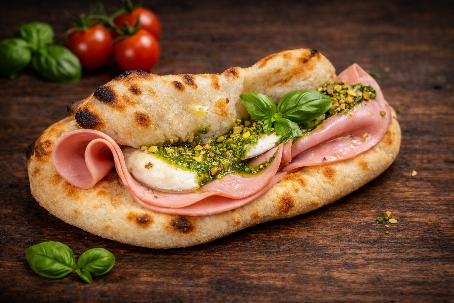 Mortadella & Pesto Panuozzo