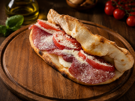 Salami & Tomato Panuozzo