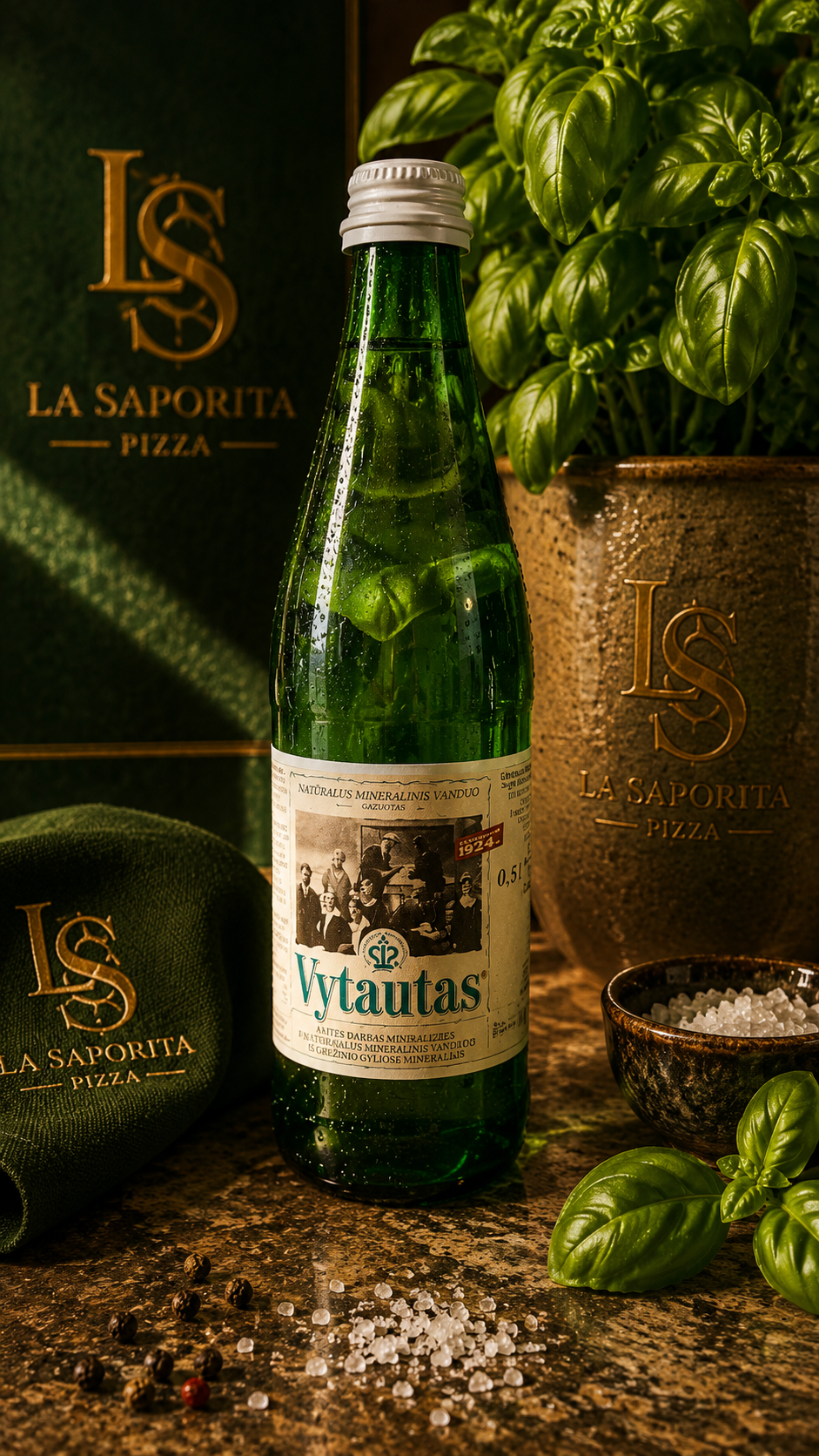 Vytautas Sparkling Natural Mineral Water — 500ml